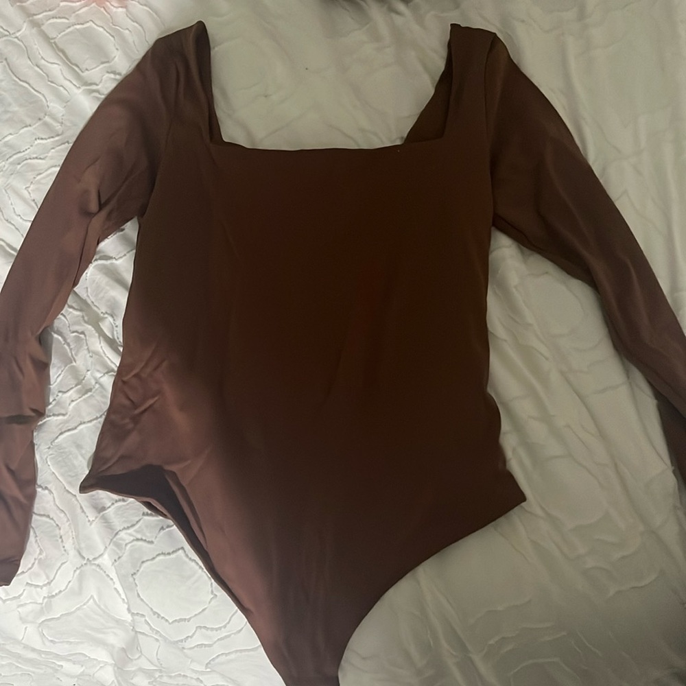 Brown bodysuit